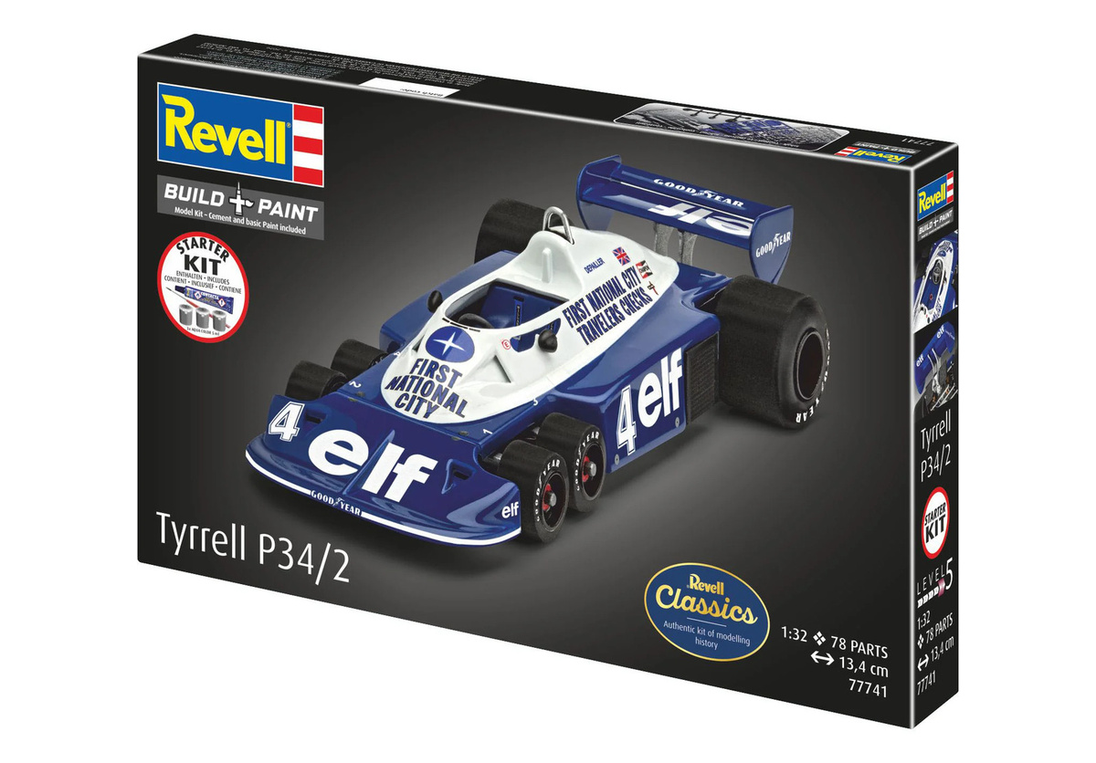Revell Tyrrell P34/2 6-Wheeler Starter Kit 1:32 - Bild 4