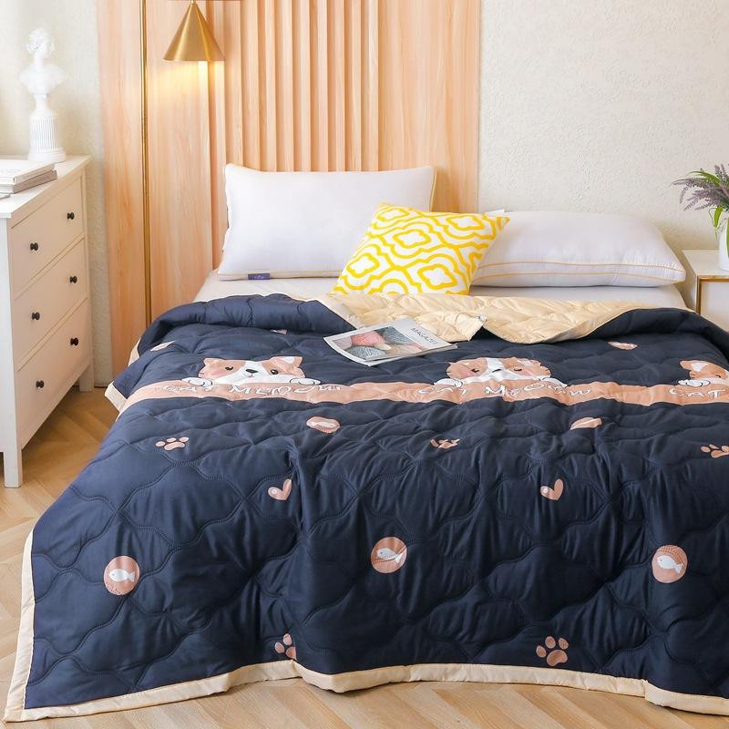 Warm Magpie Home Patchwork Tagesdecke aus Baumwolle und Polyester, grau, B/B: 180 x 230 cm - Bild 2