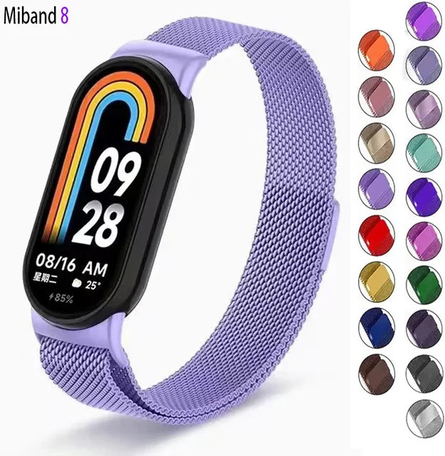 Xiaomi Uhrenarmband Edelstahl, Milanaise, Silber, Unisex - Bild 1