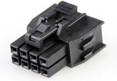 Molex Buchsengehäuse-Kabel Schwarz, 8 Polzahl, Rastermaß: 2.5mm, 1053081208 - Bild 1