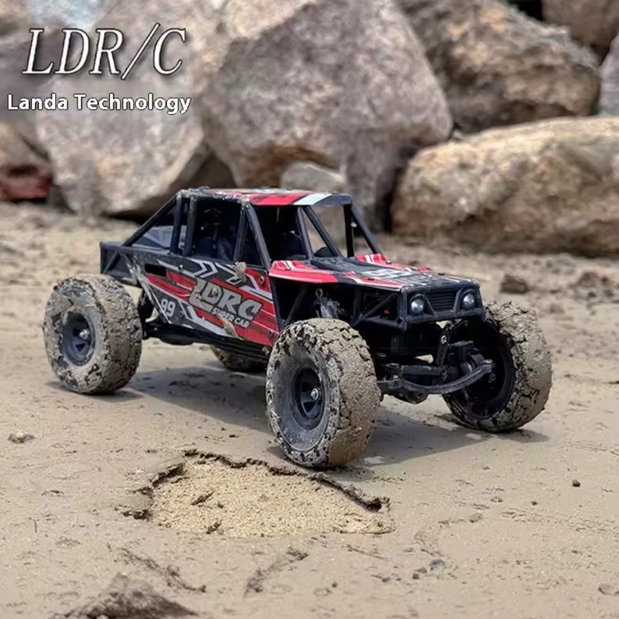 LDRC LD18499 Kletterauto, ferngesteuertes Raupenfahrzeug, 1:18, 4x4 - Bild 2
