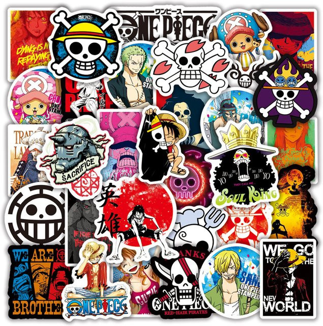 Bandai ONE PIECE Aufkleber, Bunt / Mehrfarbig - Bild 1