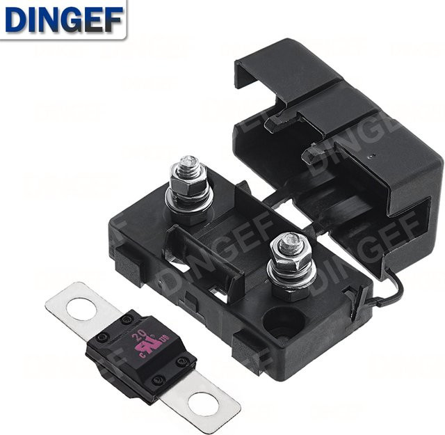 ANS Sicherungs-Set mit Gabelstecker und Sicherheitsplatte ANS-8 für verschiedene Stromstärken - Bild 1