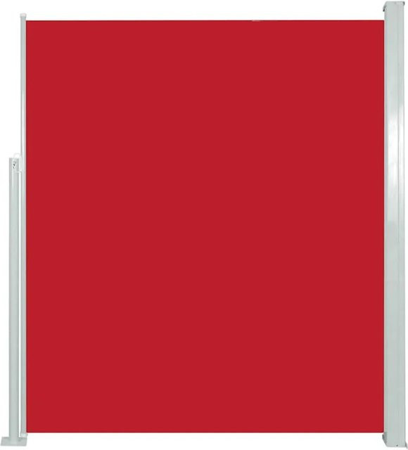 Furnicato Seitenmarkise aus Polyester in Rot, B/H: 300 x 160 cm - Bild 1