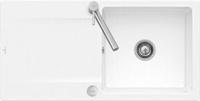 Villeroy & Boch Spüle Siluet Keramik weiß Aufsatzspüle Breite: 60 cm - Bild 1
