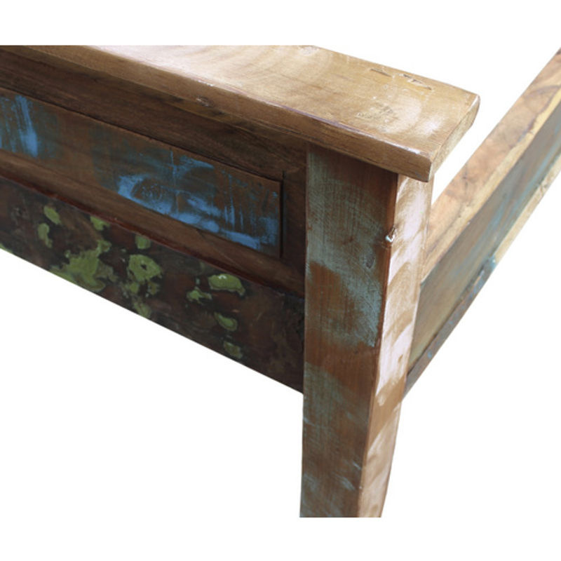 SIT Holzbett Riverboat in Altholz-Optik, Farbe: Bunt, B/T: 180 x 200 cm - Bild 3