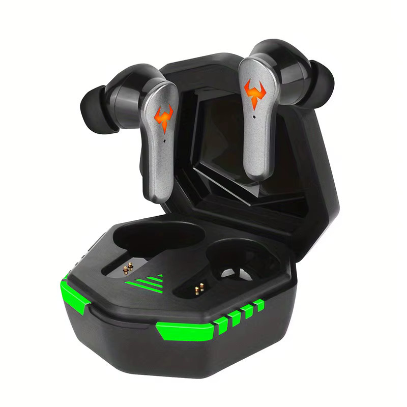 BOOTE TWS Gaming Headset Drahtlose In-Ear-Kopfhörer mit geringer Verzögerung und USB-C Ladecase in Schwarz - Bild 5