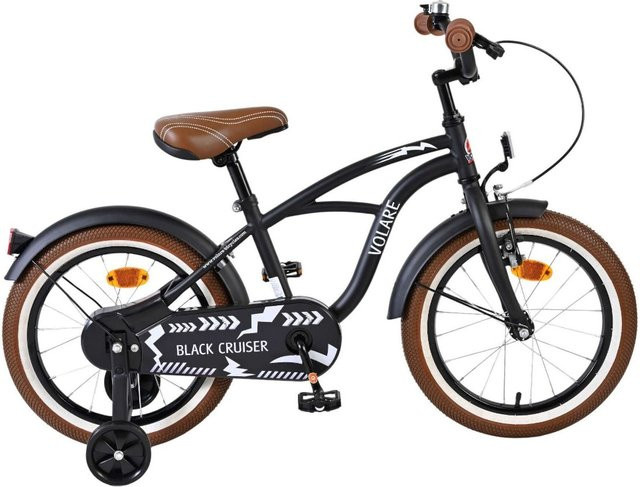 VOLARE Blue Cruiser Kinderfahrrad, 16 Zoll, schwarz - Bild 1