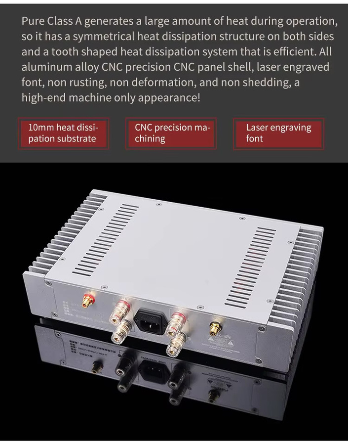 Musical Fidelity A1 Circuit 20W Pure Class A HiFi Stereo Leistungsverstärker in Silber - Bild 3