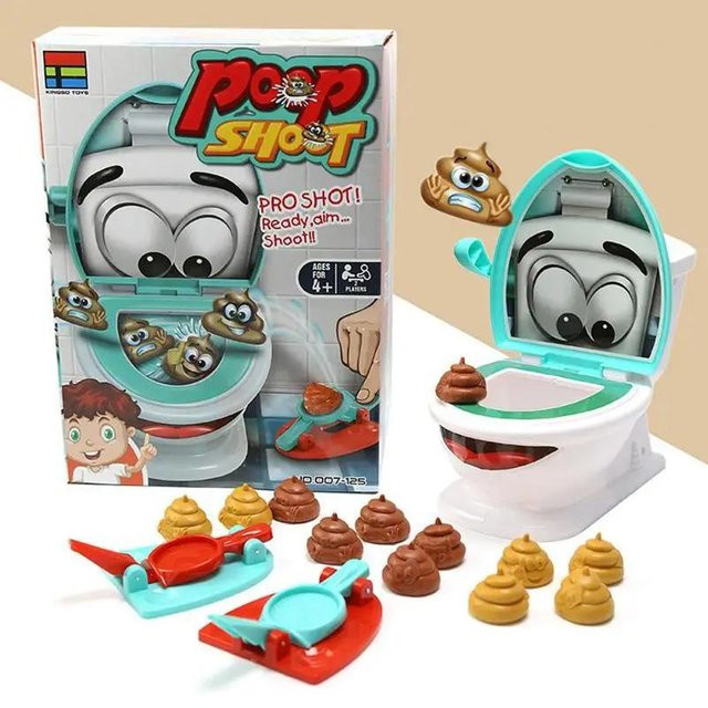 Kidsly Poop Shooter, interaktives Katapultspiel, 1-teiliges Set - Bild 1