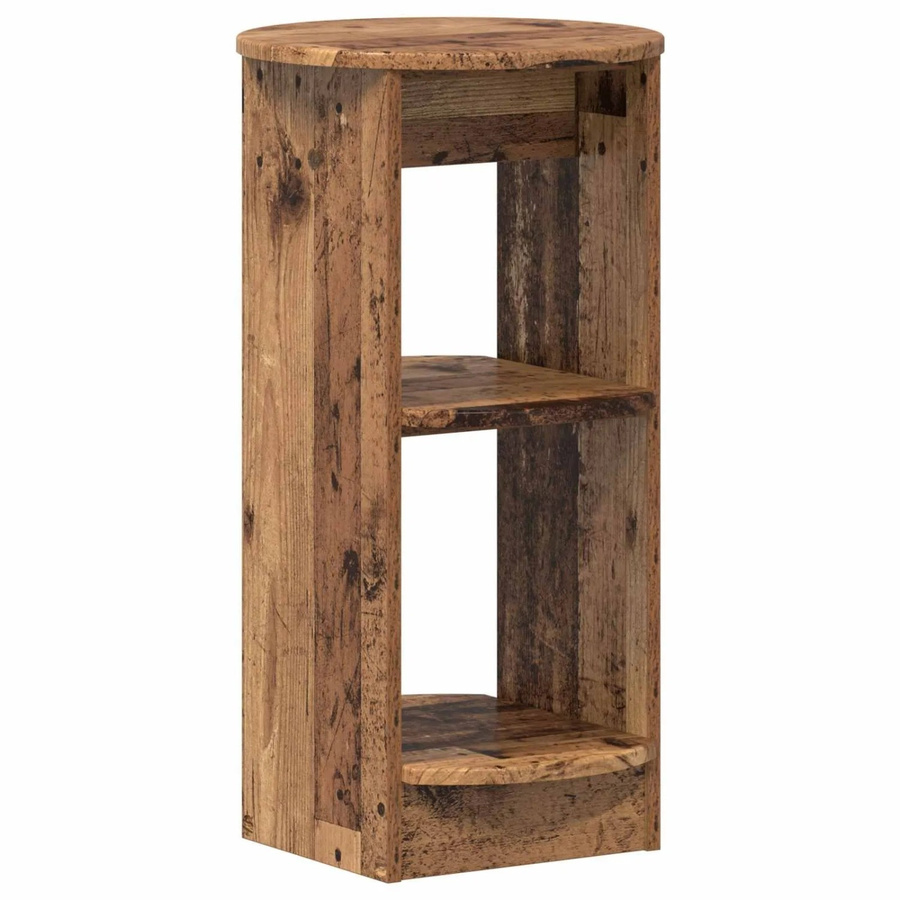 vidaXL Seitenschrank aus Holzwerkstoff in Altholz-Optik, Farbe: Braun, B/T/H: 40 x 40 x 75 cm - Bild 2
