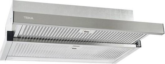 Teka CNL 6415 PLUS IX Dunstabzugshaube in Silber, halbintegriert aus Edelstahl mit LED-Display, geeignet für Abluft oder Umluft - Bild 1