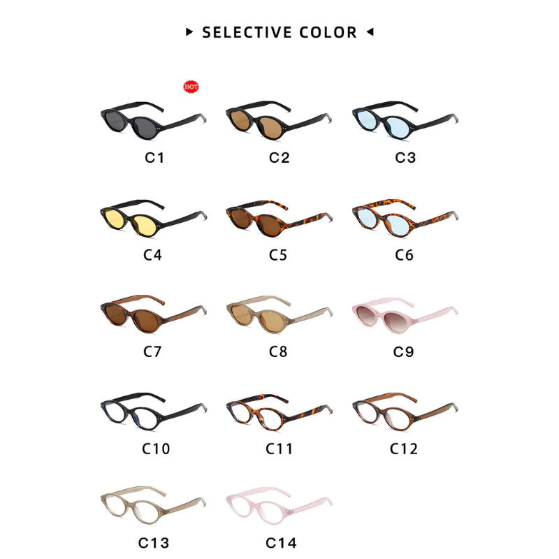 Samjune Korrektionsbrille, oval, Vollrand, Kunststoff, Damen - Bild 3