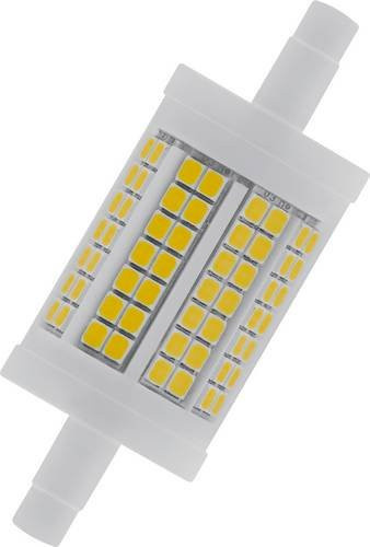 Osram Linear Line LED-Lampe R7s Kolbenform, Warmweiß, klar, 11.5W, Durchmesser: 28 mm, Länge: 78 mm - Bild 1
