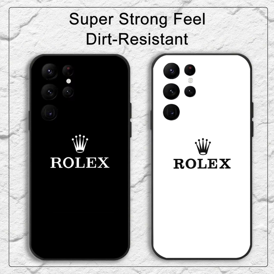 R-RolexES Luxus Handyhülle aus weichem TPU für Samsung Galaxy S20 S21 S22 S23 S24 FE Plus Ultra in Schwarz - Bild 2