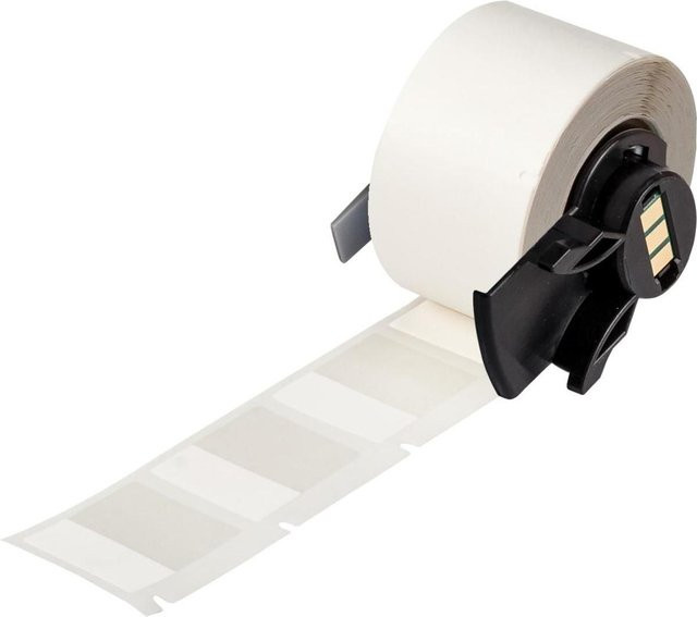 Brady M6-103-427 Selbstlaminierendes Vinyl-Kabelkennzeichnungsetikett Weiß/Transparent Matt für Kabeldurchmesser 3,40 - 6,10 mm Permanent 250 Stück - Bild 1