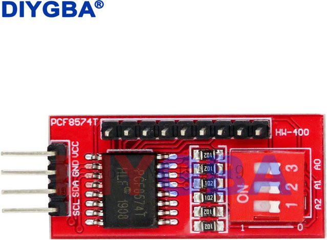 10er Set DNIGEF PCF8574 PCF8574T I/O I2C Port Interface Erweiterungsmodul in Rot mit Cascading-Unterstützung - Bild 1