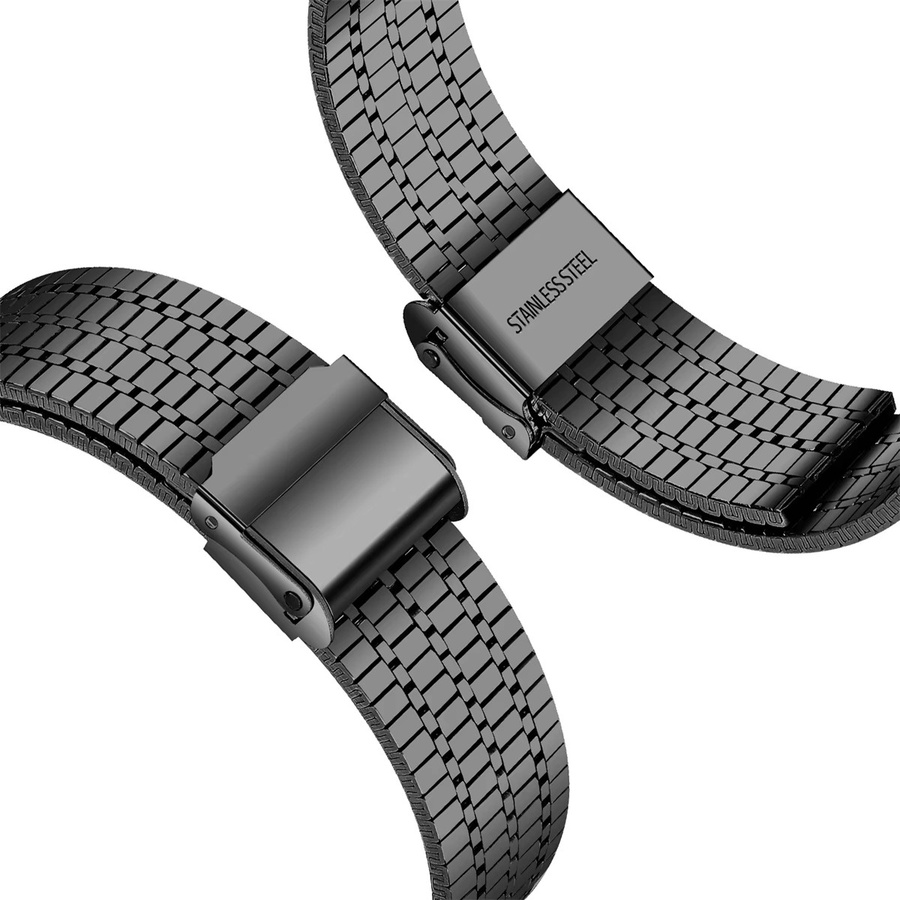 CAOWTAN Uhrenarmband Edelstahl, Silber, Unisex - Bild 3
