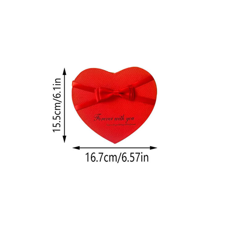 Rote Rosen-Geschenkbox für Anlässe wie Hochzeitstag, Valentinstag, Weihnachten oder Muttertag - Bild 3