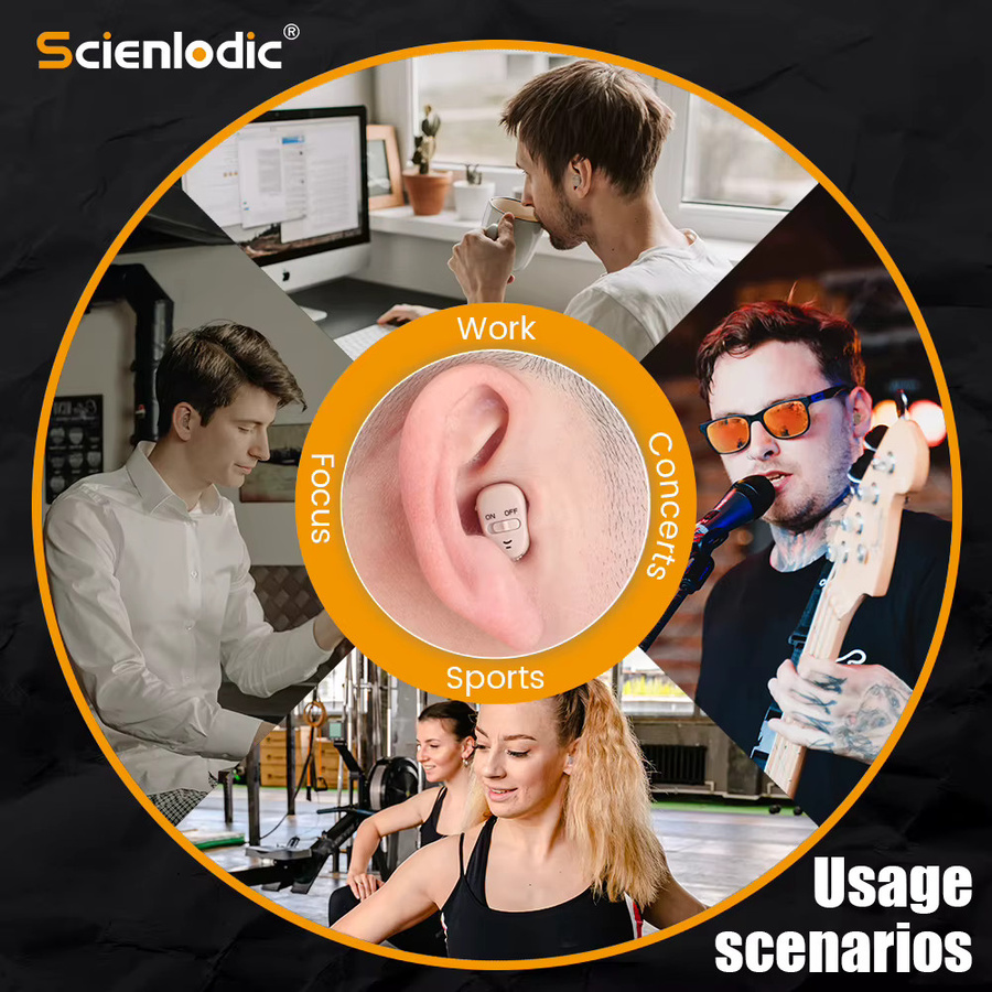 XceeFit ITE Mini unsichtbares Hörgerät für mittelschweren bis schweren Hörverlust, digitaler Tonverstärker für ältere Menschen - Bild 5