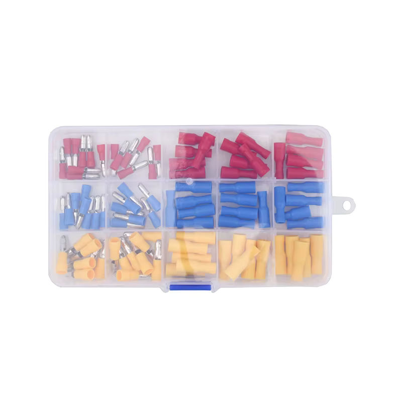 JORPETS 90 Stück FRD/MPD-Kugelkopf Klemmenblock Set mit kaltgepressten männlichen und weiblichen Kabelsteckern und Docking-Isolierungssteckern - Bild 2