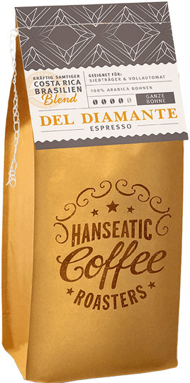 Hanseatic Coffee Roasters, Espresso Del Diamante, Espresso-Röstung, 1 kg - Bild 1