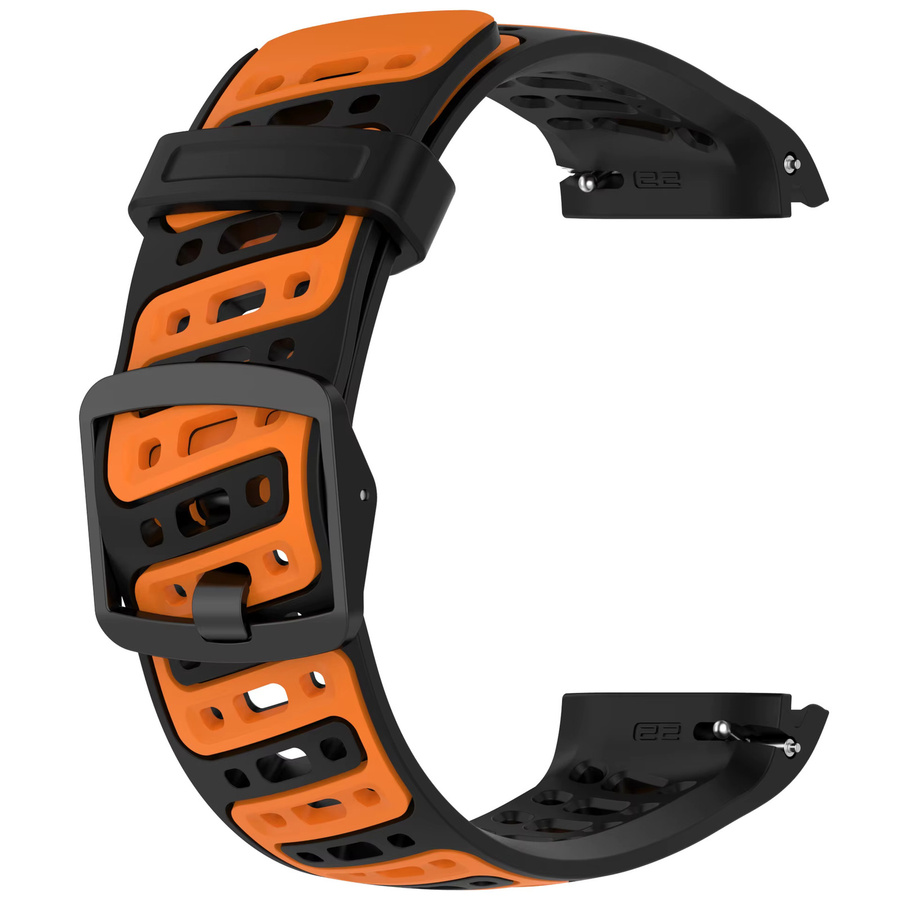 Coros Uhrenarmband Silikon, zweifarbig, 22 mm, Unisex - Bild 3