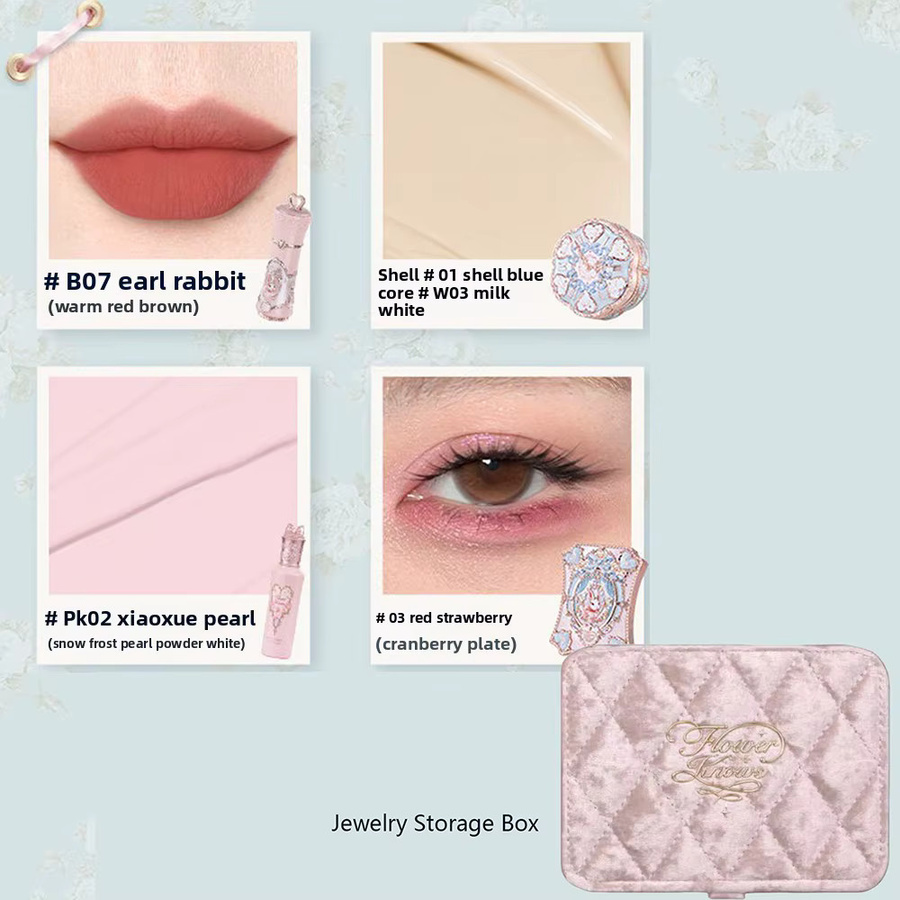 Flower Knows Make-up-Set mit Lidschatten, CC Creme, Rouge, Lippenstift & Mascara - Bild 1