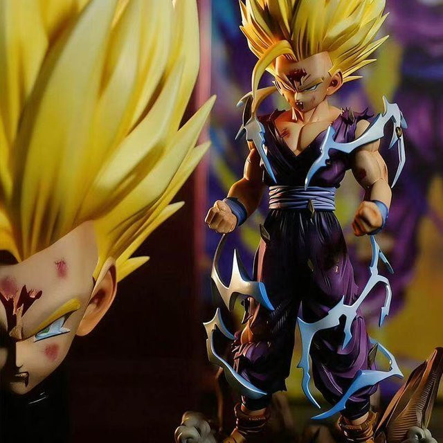 Bandai Dragon Ball Super Saiyan 2 Gohan Actionfigur, mit austauschbarem Kopf - Bild 1