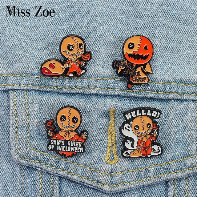 Miss Zoe Brosche Emaille, Gothic, Bunt - Bild 1