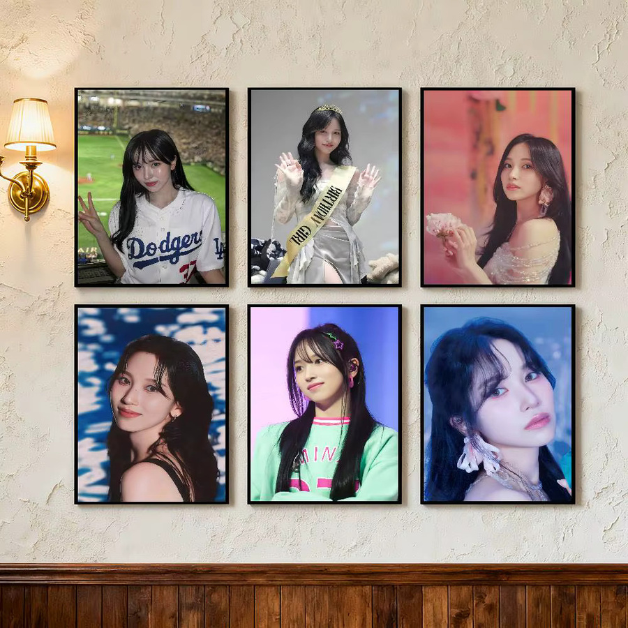 Kayou Kpop Twice Mina Poster Kunstdruck im Anime-Stil, Mehrfarbig, B/H: 10,0 x 15,0 cm - Bild 3
