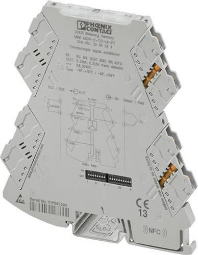 Phoenix Contact MINI MCR-2-TC-UI Konfigurierbarer Temperaturmessumformer Grau 2902055 - Bild 1