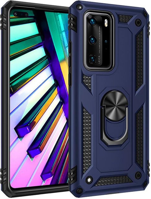 Stoßfeste Schutzhülle für Huawei P40 P30 P20 Lite Pro Mate 20 30 40 Nova 5T 7i 6se 7se Mate 20X in Blau - Bild 1