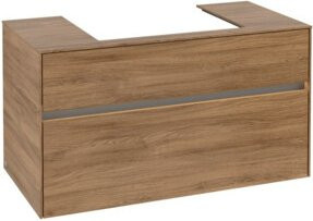 V&B Waschtischunterschrank Collaro mit Waschtisch und LED-Beleuchtung, B/H/T: 100 x 54,8 x 54,8 cm - Bild 1