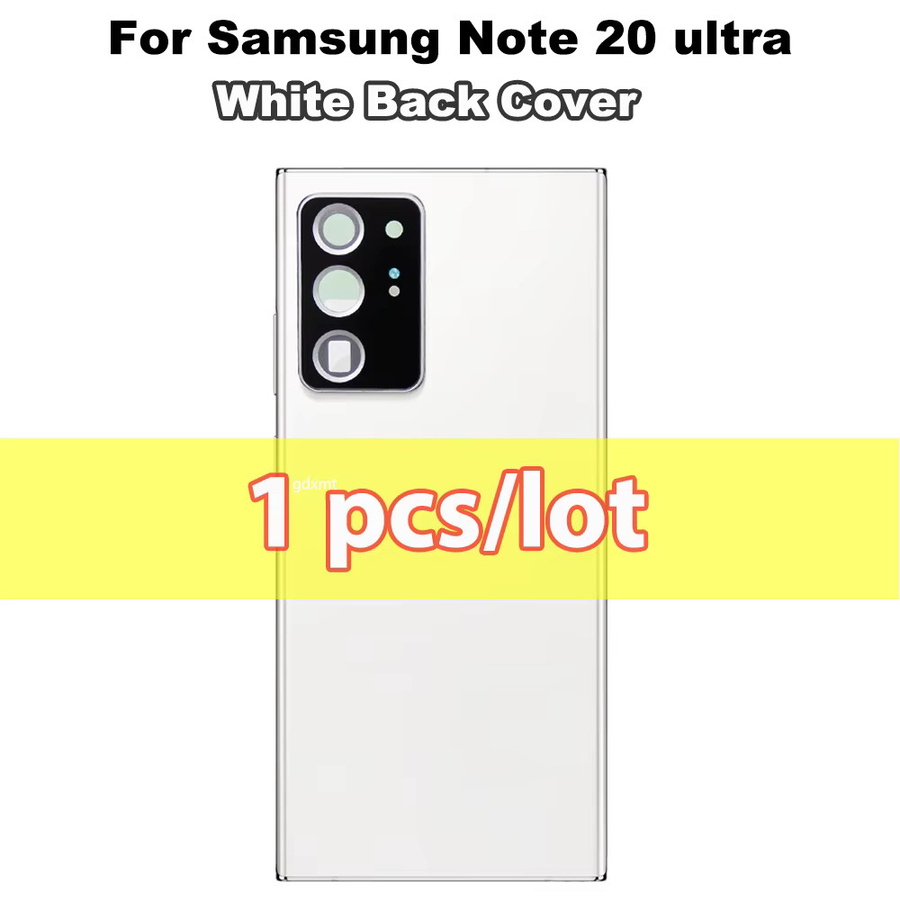 Sinmaytai Akku-Rückabdeckung für Samsung Galaxy Note 20 Ultra 5G N986B/DS N986U in Weiß inklusive Aufkleber - Bild 2