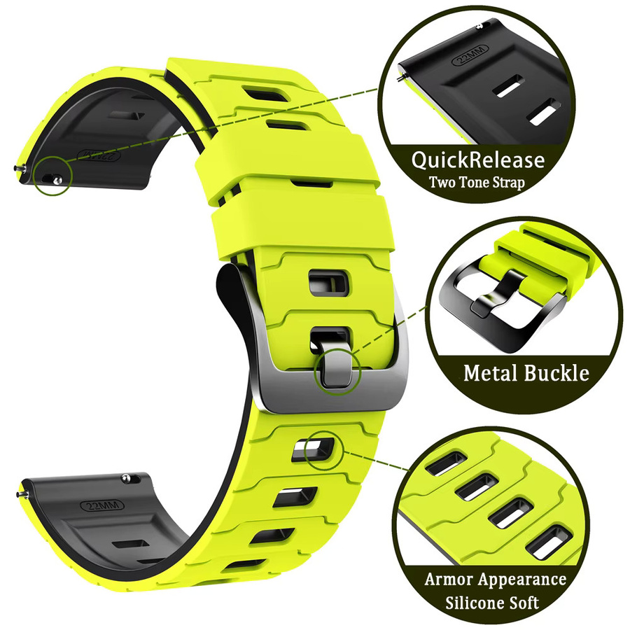 Suunto Uhrenarmband Silikon, 22 mm, Unisex - Bild 3