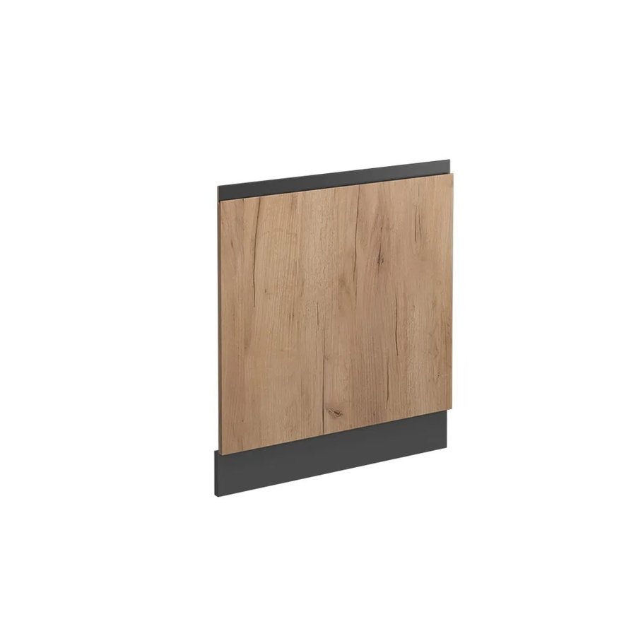 Vicco Geschirrspülerblende R-Line J-Shape in Anthrazit und Eiche, Breite: 60 cm - Bild 3