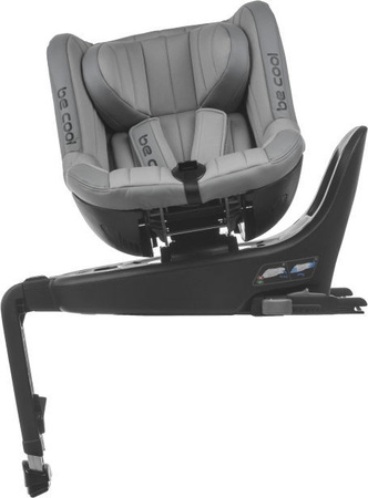 Be Cool Autositz Apollo i-Size für 40-105 cm in Cherry Red/Grey mit 360 Grad Drehsitz