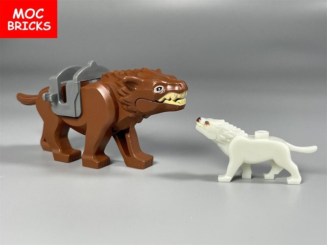 Yiran toy MOC Bausteine Leuchtender Wolf, Bausatz, ab 6 Jahren - Bild 1