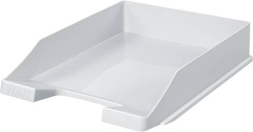HAN Briefablage KLASSIK für DIN A4 und DIN C4, Lichtgrau, B: 34,8 cm, T: 25,5 cm, H: 6,5 cm - Bild 1