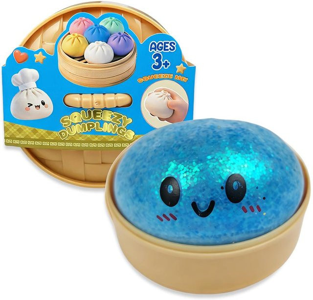 BC Pet Supplies Heißer Riesenknödel Squishies Brötchen Spielzeug, Glitzernder Knödel Stressball - Bild 1