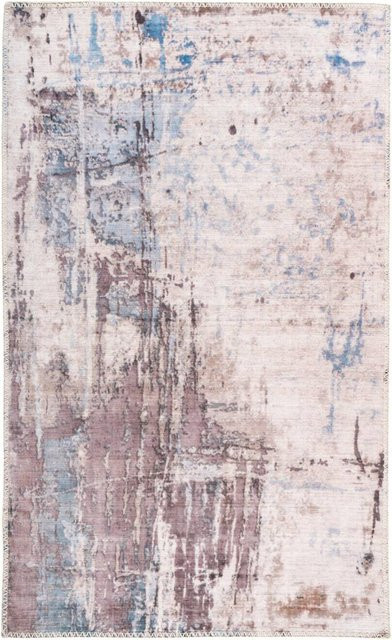 Arte Espina Flachflorteppich Peron in Taupe und Grau B/H/L: 150 x 0,5 x 80 cm - Bild 1
