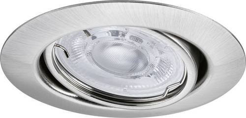 Paulmann LED-Einbauleuchte GU10, rund, Metall, Silber/Schwarz, warmweiß, 4W - Bild 1
