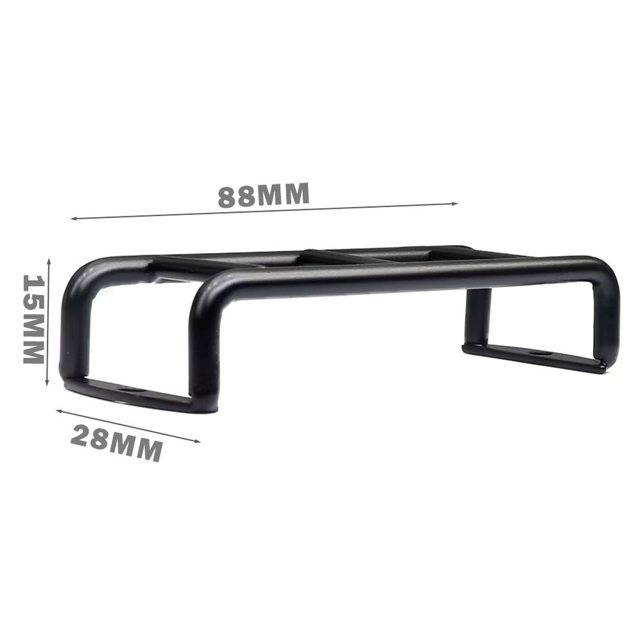 Ajrc Leiter Treppe, Metall, Schwarz, 1-teiliges Set - Bild 2