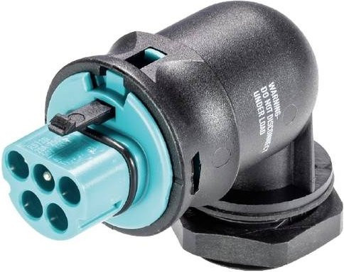 Wieland Electric 96.054.6253.6 Geräteanschluss in Türkis und Schwarz - Bild 1