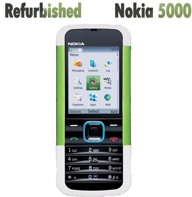 Generalüberholtes Nokia 5000 Feature Phone Mobiltelefon in Violett mit 1 SIM-Slot - Bild 1