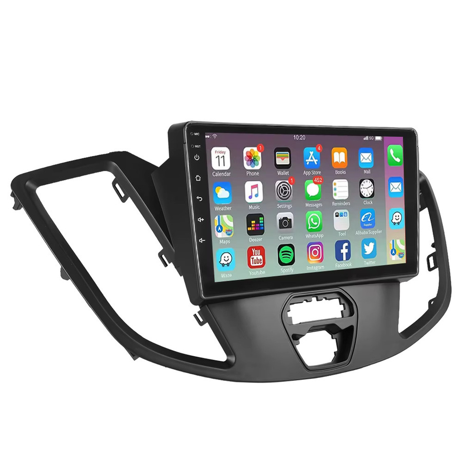 ESSGOO Android 14 Autoradio für Ford Transit 2015-2019 mit 9 Zoll Display, GPS, Wireless CarPlay, Android Auto, Bluetooth und WiFi, Schwarz - Bild 6