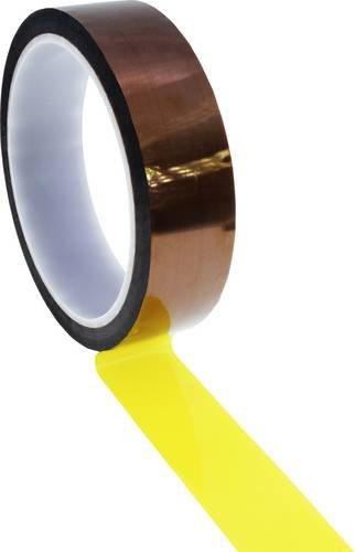Quadrios ESD-Klebeband Braun und Gelb B: 20 mm x L: 33 m - Bild 1