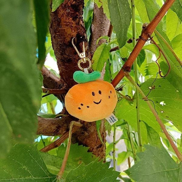 Binchi Fitness Jeju-Insel Honig-Orange Plüsch-Schlüsselanhänger, ab 14 Jahren - Bild 1