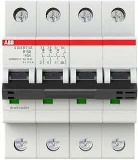 ABB S203MT-K6NA Sicherungsautomat 6A 440V MCB in Weiß - Bild 1